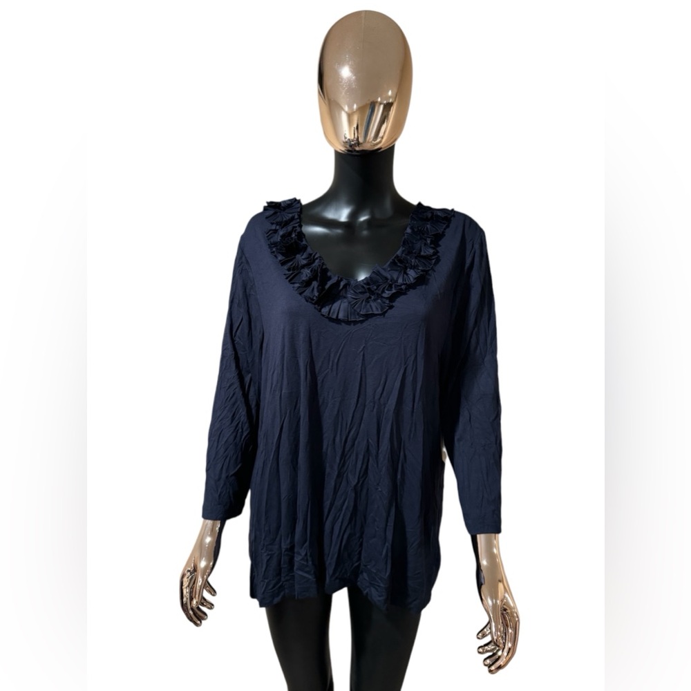 Coldwater Creek Flower Embellished Top